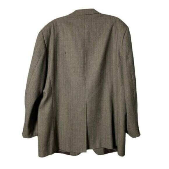 Ralph Lauren Chaps Wool Houndstooth Blazer 48L Sport Coat Jacket Formal - Picture 4 of 8